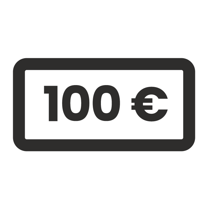 100 EUR Anzahlung
